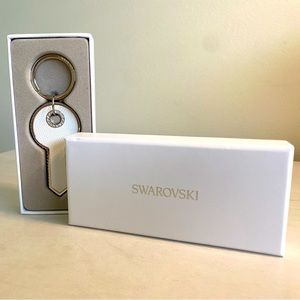 Swarvoski Leather Keyring